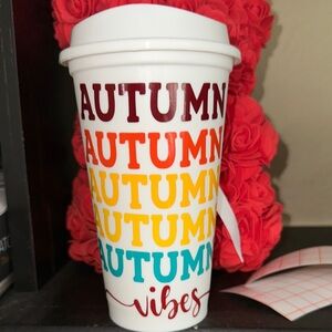 Colorful Autumn Vibes Travel Mug